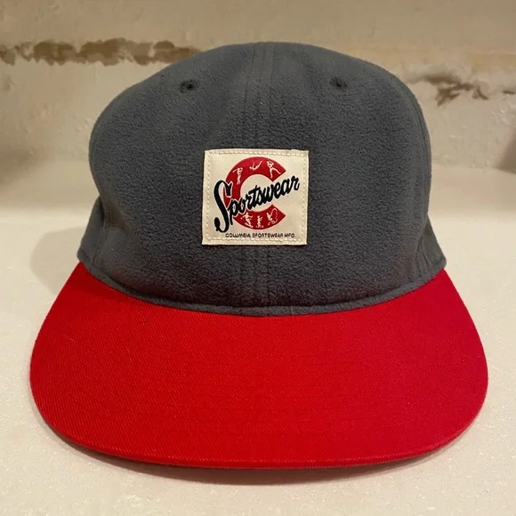 Columbia | Accessories | Columbia Sportswear Bugaboo Gray Fleece Throwback  Logo Relaxed Strapback Hat | Poshmark